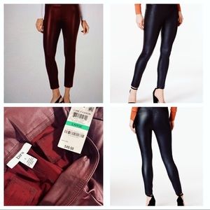 Bar III Coated Skinny Pants